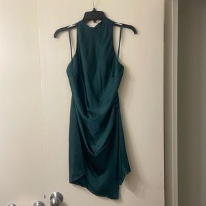 Hello Molly green mini dress